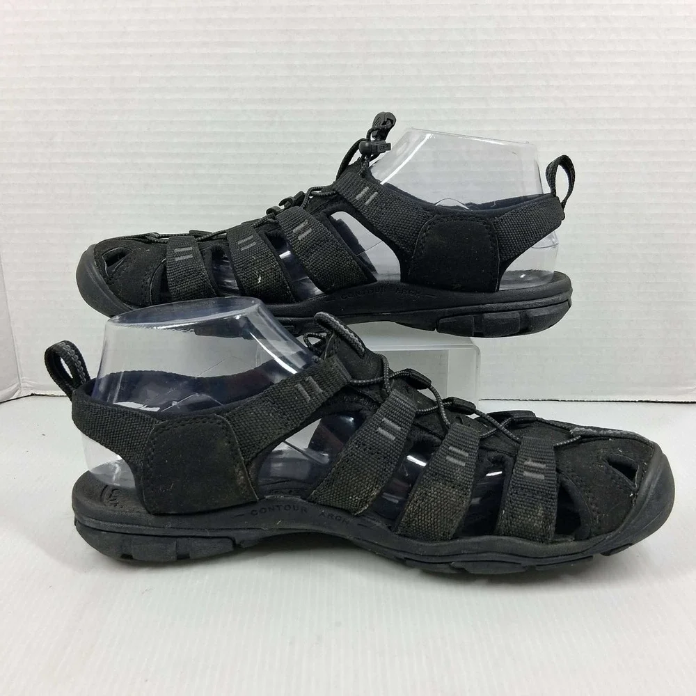 Keen Clearwater CNX Mens 11 Black Waterproof Hiking Water Sandals 1020662